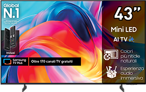 SMART TV MINILED 43M70H