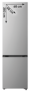 FRIGORIFERO COMBINATO GBBS322APY