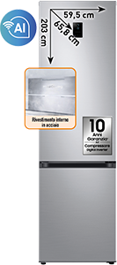 FRIGORIFERO COMBINATO RB38C774DSA