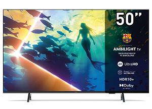 AMBILIGHT LED SMART TV 4K 50PUS8000