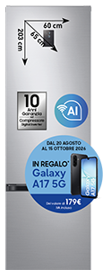 FRIGORIFERO COMBINATO RB38C674CSA