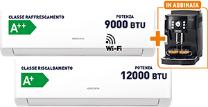 CONDIZIONATORE DUALSPLIT 9+12