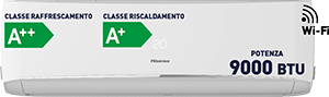 CONDIZIONATORE MONOSPLIT HALO + 9.000