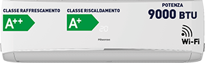 CONDIZIONATORE MONOSPLIT HALO + 9.000