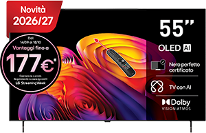 SMART TV 4K OLED EVO AI 55B6E