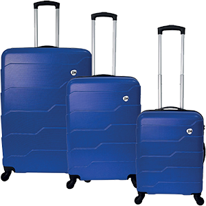 SET 3 TROLLEY RIGIDI TRIOA6923BLU
