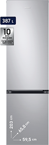 Frigorifero Combinato EcoFlex® RB38T607BS9