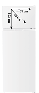 FRIGORIFERO DOPPIA PORTA FDATME209WH