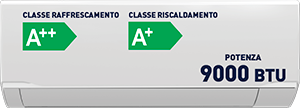 CONDIZIONATORE MONOSPLIT CANDY BREZZA 9000