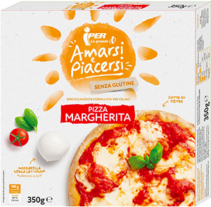 Pizza margherita senza glutine surgelata 350 g