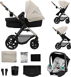 TRIO MOOV 2 MOONLIGHT GREY CON RUOTE EVA 