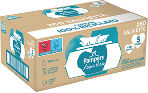 SALVIETTE ACQUA PURA DELICATE PENTAPACK 260PZ
