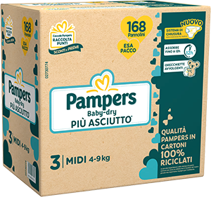 PANNOLINO BABY DRY ESAPACK TRADIZIONALE