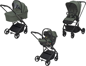 TRIO TICTOC OLIVE CON SEGGIOLINO I-SIZE