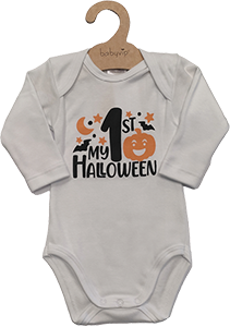 BODY A MANICA LUNGA HALLOWEEN 