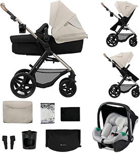 TRIO MOOV 2 MOONLIGHT GREY CON RUOTE EVA