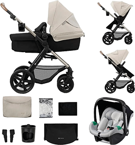 TRIO MOOV 2 MOONLIGHT GREY CON RUOTE IN EVA 