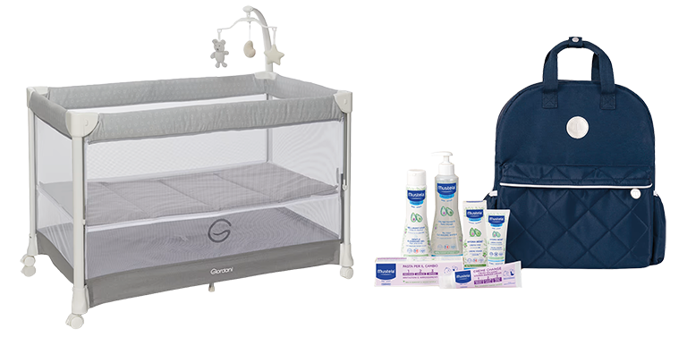 LETTINO DA VIAGGIO G-3 MATIC + ZAINO FASCIATOIO
