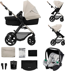 TRIO MOOV 2 MOONLIGHT GREY CON RUOTE EVA 