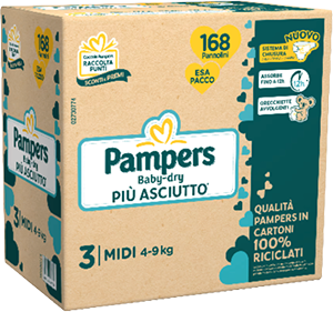 PANNOLINO BABY DRY ESAPACK TRADIZIONALE