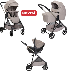 TRIO SEETY SANDSHELL CON SEGGIOLINO KORY ESSENTIAL