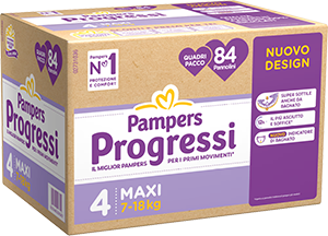 PANNOLINO PROGRESSI QUADRIPACK TRADIZIONALE