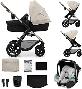 TRIO MOOV 2 MOONLIGHT GREY CON RUOTE EVA 