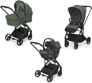 TRIO TICTOC OLIVE CON SEGGIOLINO AUTO I-SIZE