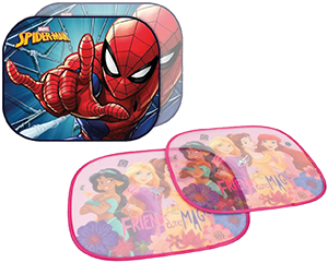 2 TENDINE LATERALI PARASOLE SPIDERMAN / PRINCIPESSE