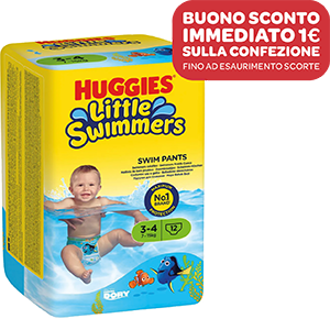 PANNOLINO COSTUMINO LITTLE SWIMMERS PACCO SINGOLO
