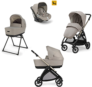 TRIO SYSTEM4 ELECTA BATTERY BEIGE CON SEGGIOLINO DARWIN