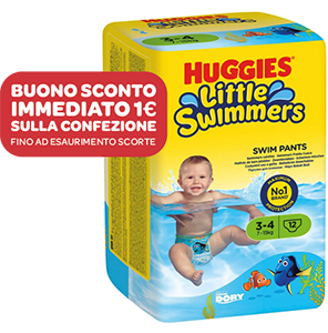 PANNOLINO COSTUMINO LITTLE SWIMMERS PACCO SINGOLO