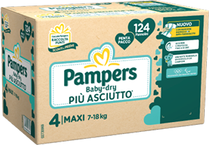 PANNOLINO BABY DRY PENTAPACK TRADIZIONALE 