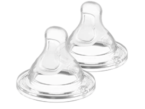 2 TETTARELLE PER BIBERON PERFECT 5 FLUSSO PAPPA