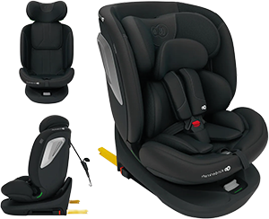 SEGGIOLINO AUTO I-GROW 2 BLACK