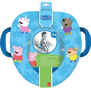 RIDUTTORE WC PEPPA PIG MORBIDO CON MANICI