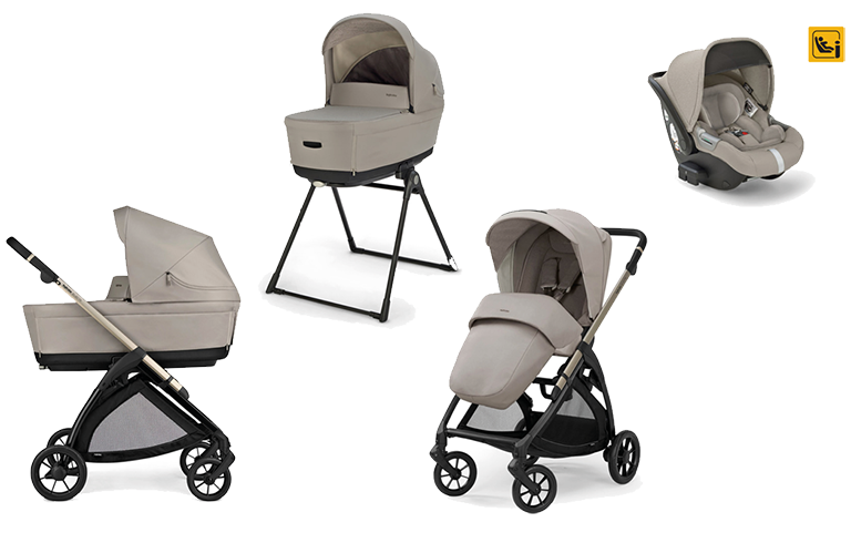 TRIO SYSTEM4 ELECTA BATTERY BEIGE CON SEGGIOLINO DARWIN