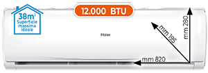 CLIMATIZZATORE MONO SPLIT 12.000 BTU SERIE TRENDY