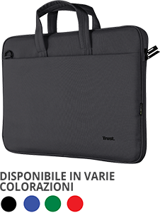 BORSA PERNOTEBOOK FINO A 16” BOLOGNA ECO BLACK