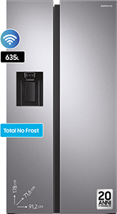 Frigorifero Side by Side Air•Space RS68A854CSL