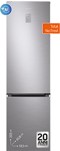 Frigorifero Combinato Air•Space EcoFlex® AI RB38C675CS9