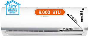 CLIMATIZZATORE MONO SPLIT 9.000 BTU SERIE CL2000SET26WE