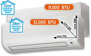 CLIMATIZZATORE DUAL SPLIT 9.000+12.000 BTU 2AMXF402535 SERIE CLASSIC