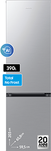 Frigorifero Combinato EcoFlex® AI RB38C600DSA