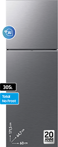 Frigorifero Doppia Porta EcoFlex® AI RT31CG5624S9