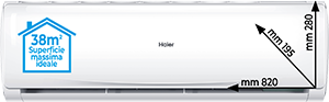 CLIMATIZZATORE MONO SPLIT 12.000 BTU H1U12TAB SERIE TRENDY