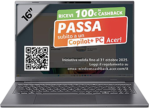 NOTEBOOK ASPIRE 16 AI A1652M52G1