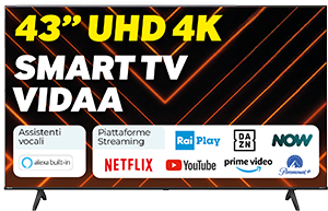 TV LED 43” UHD 4K 43A69N