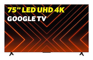 TV LED 75” UHD 4K 75P6