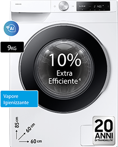 Lavatrice Ai•Control WW90DG6U25LE